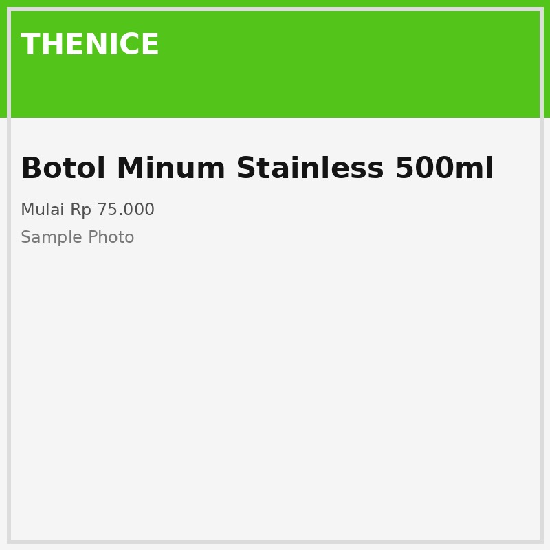 Botol Minum Stainless 500ml
