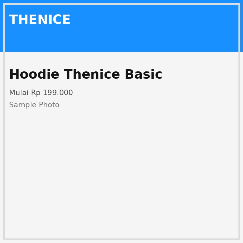Hoodie Thenice Basic